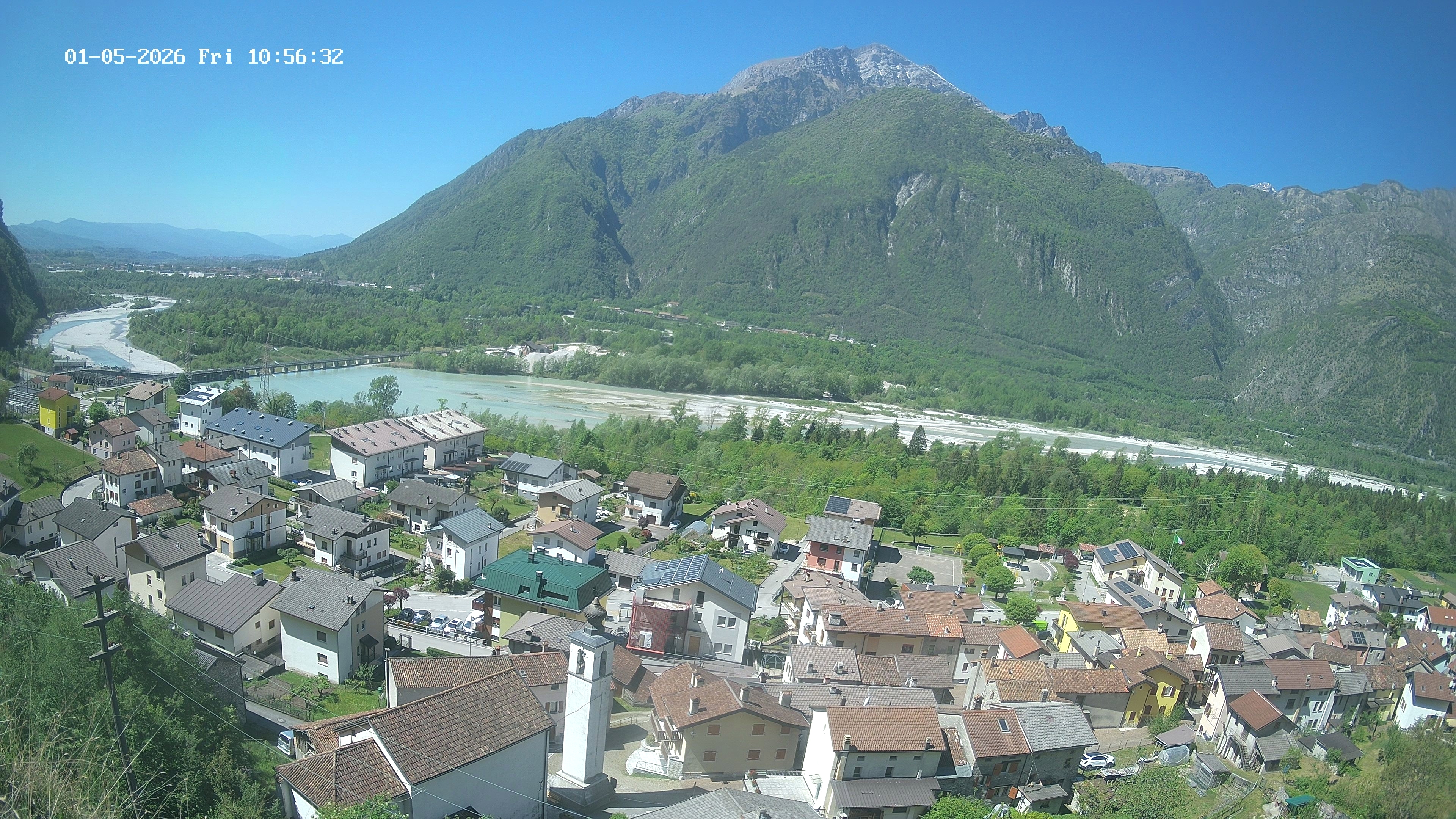 immagine della webcam nei dintorni di Vittorio Veneto: webcam Ponte nelle Alpi