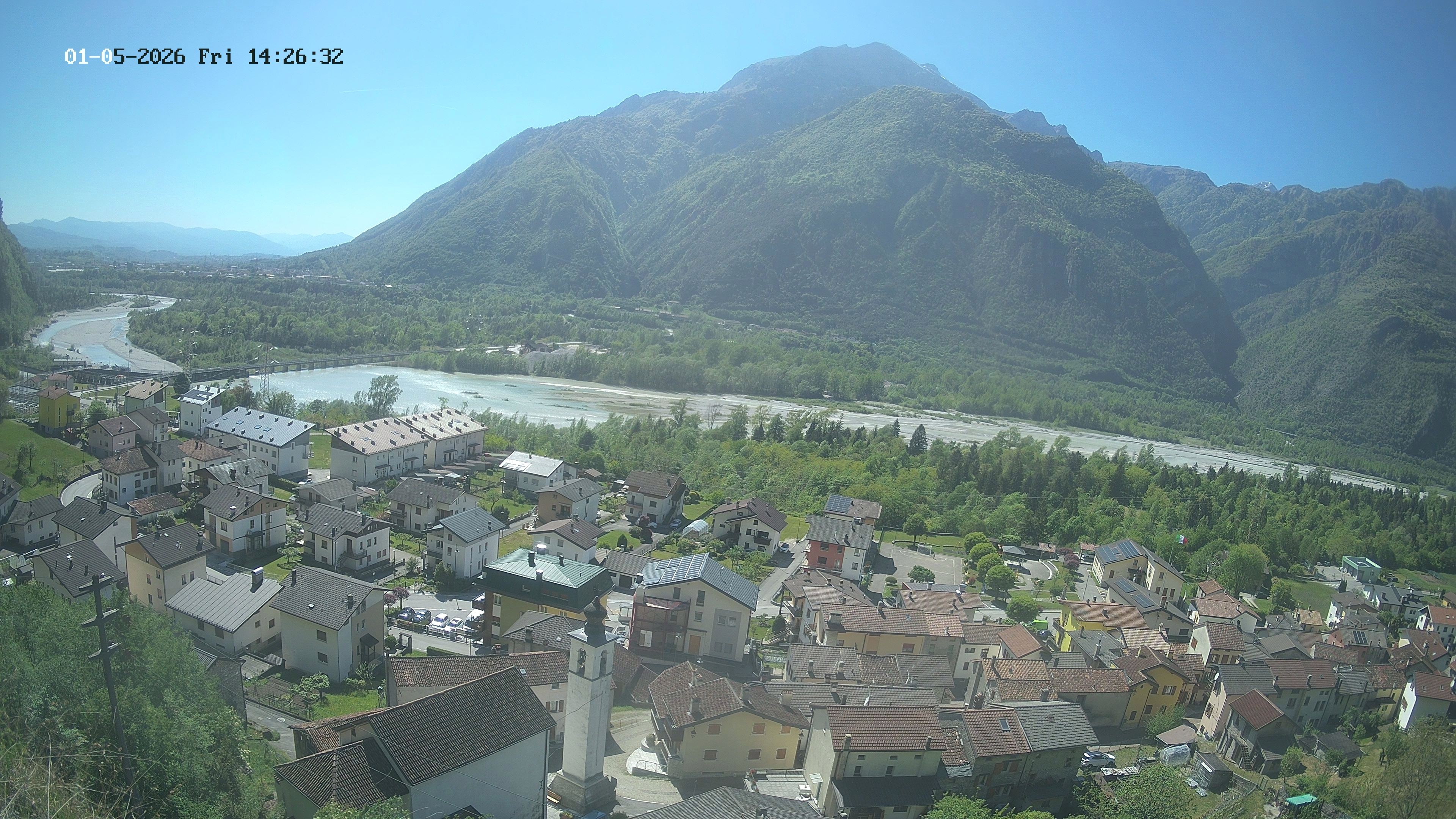 immagine della webcam nei dintorni di Barcis: webcam Ponte nelle Alpi