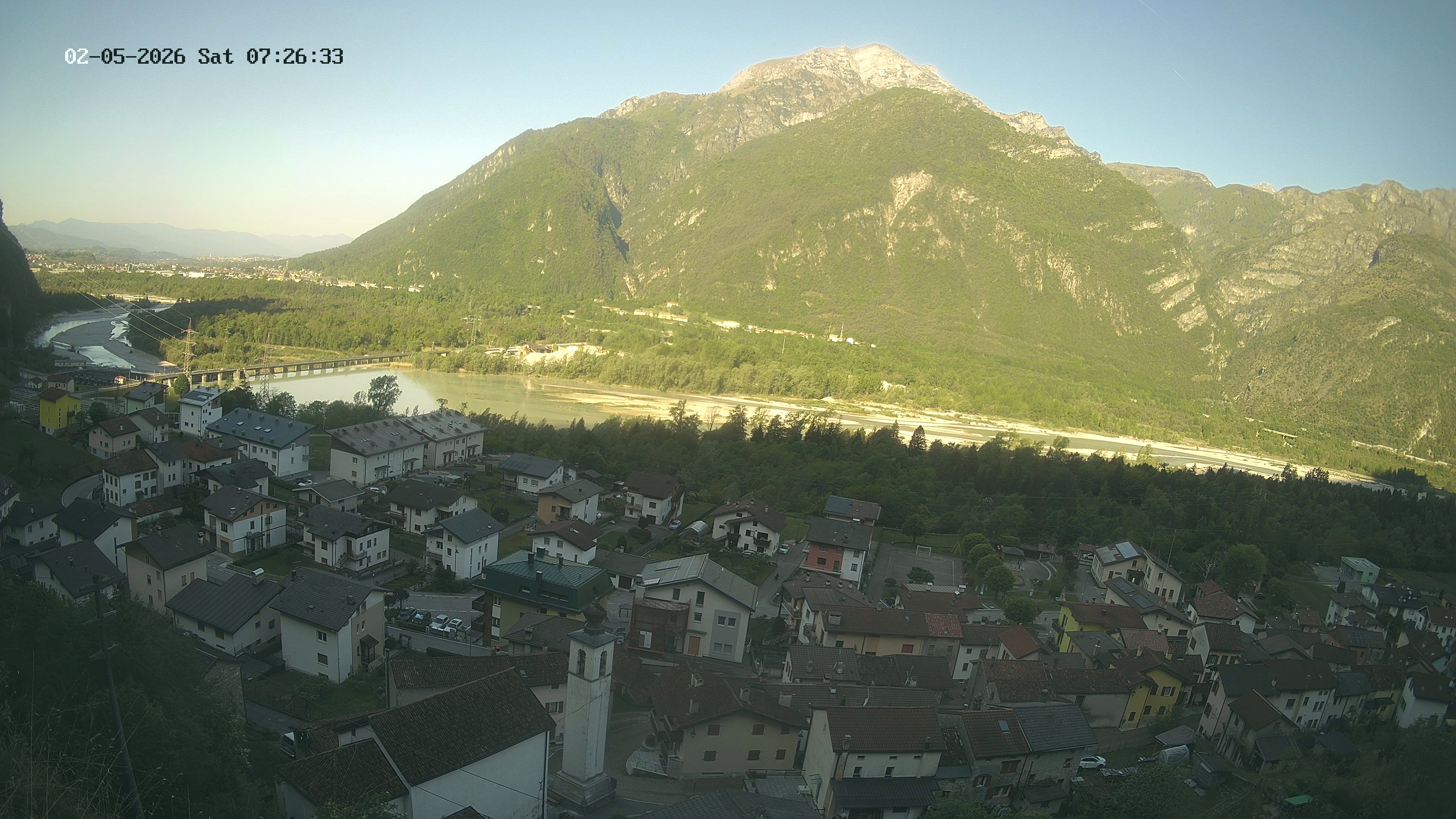 immagine della webcam nei dintorni di Barcis: webcam Ponte nelle Alpi