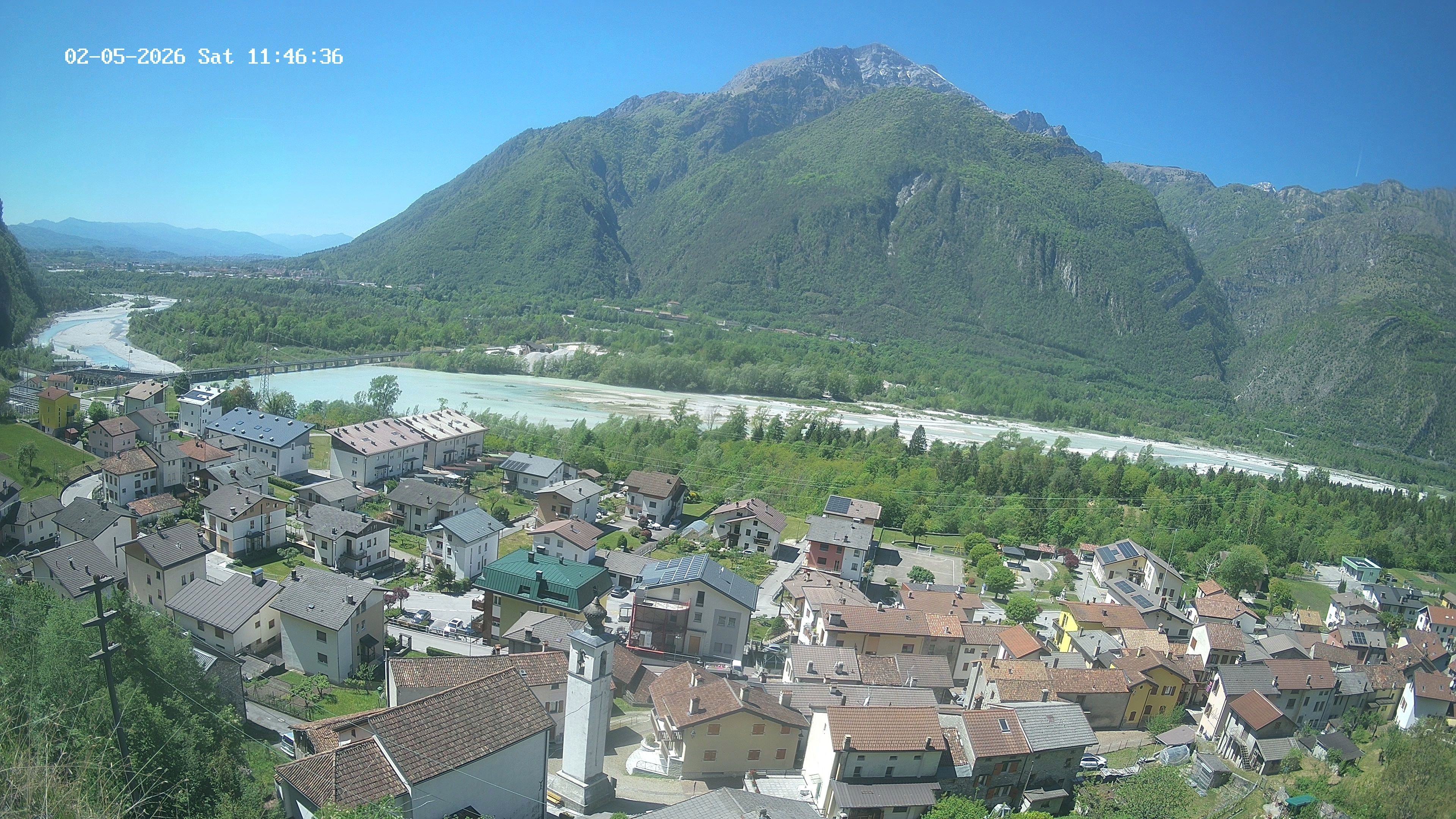 immagine della webcam nei dintorni di Andreis: webcam Ponte nelle Alpi