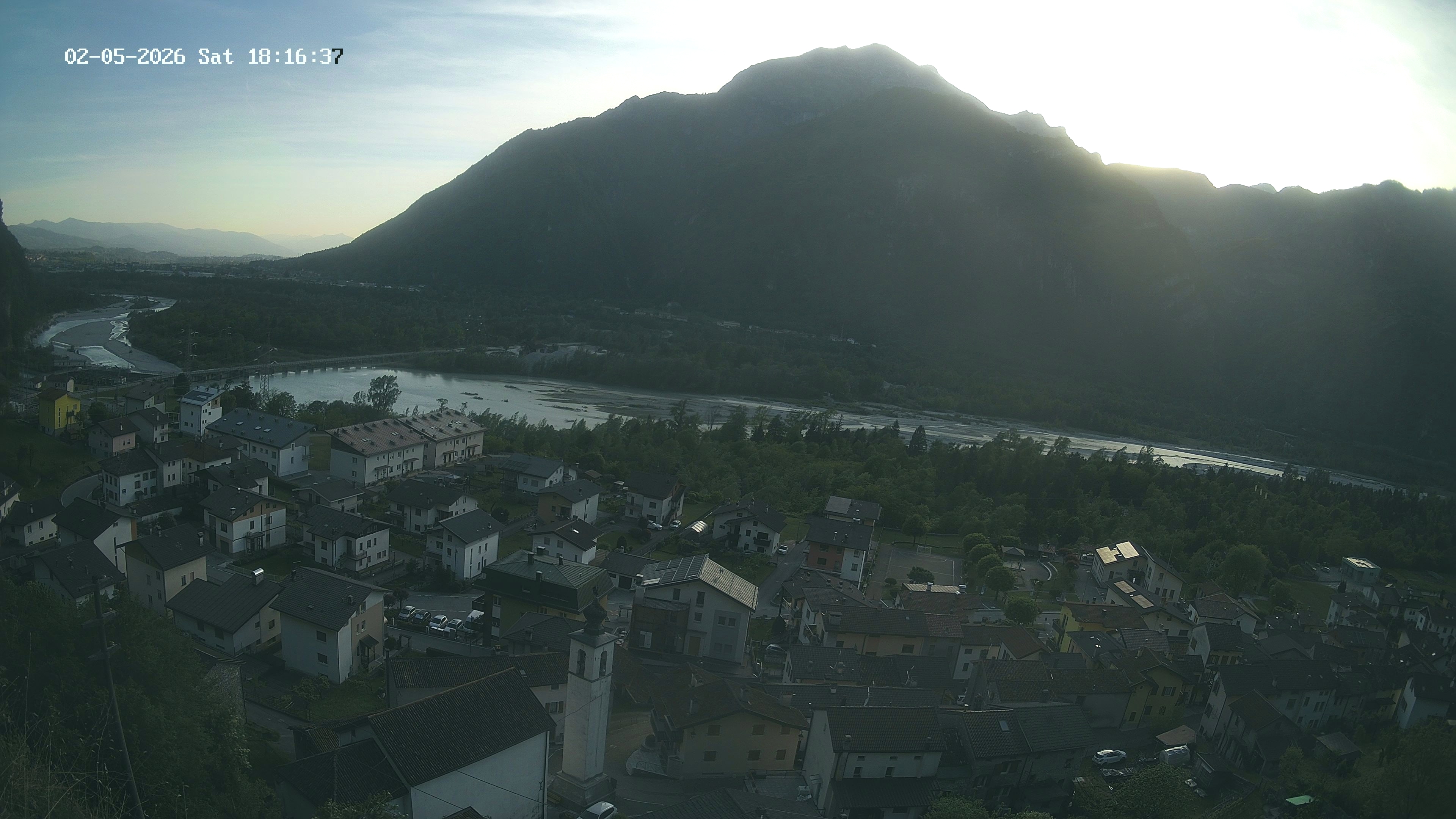 immagine della webcam nei dintorni di Vittorio Veneto: webcam Ponte nelle Alpi