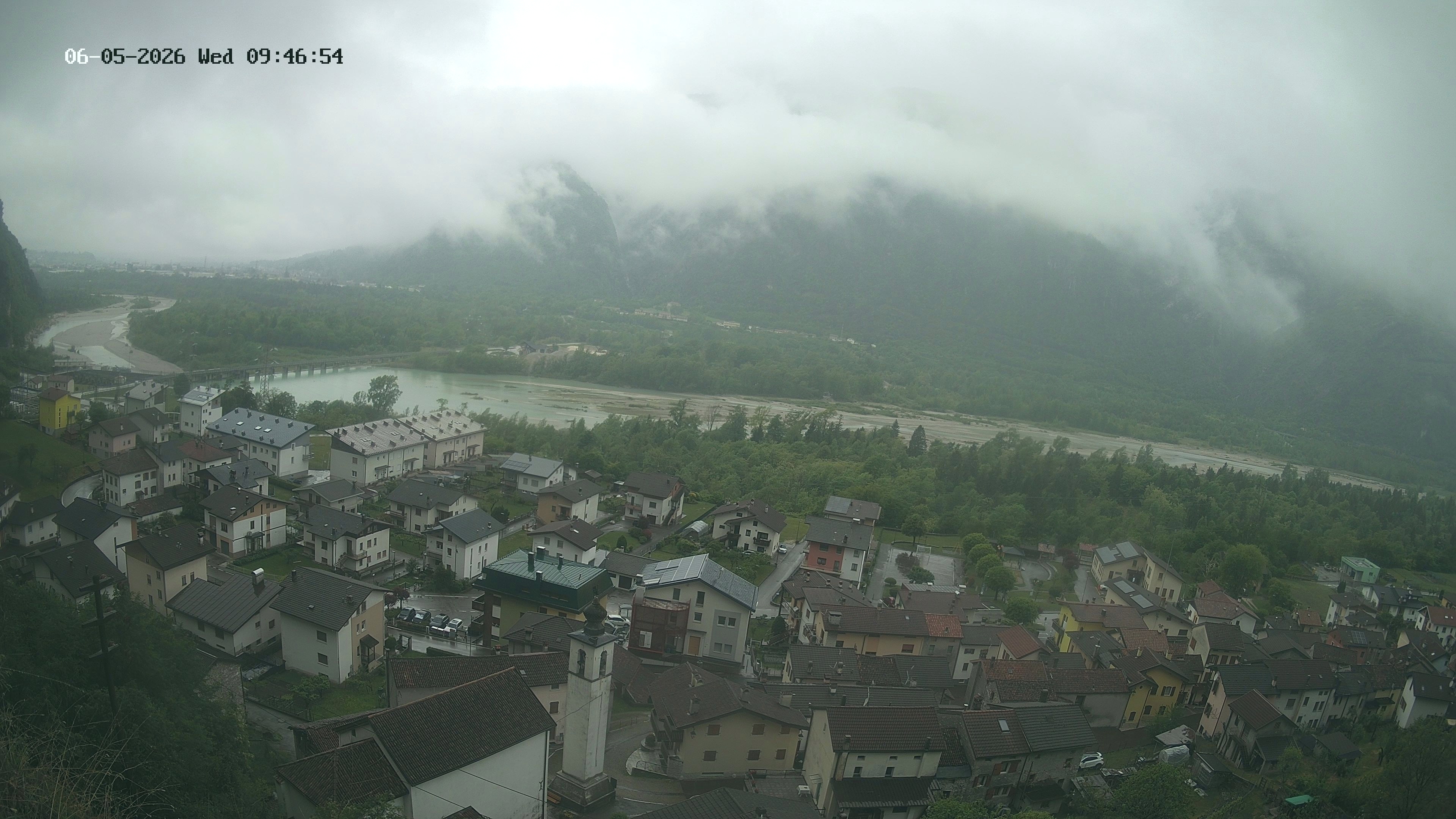 immagine della webcam nei dintorni di Revine Lago: webcam Ponte nelle Alpi