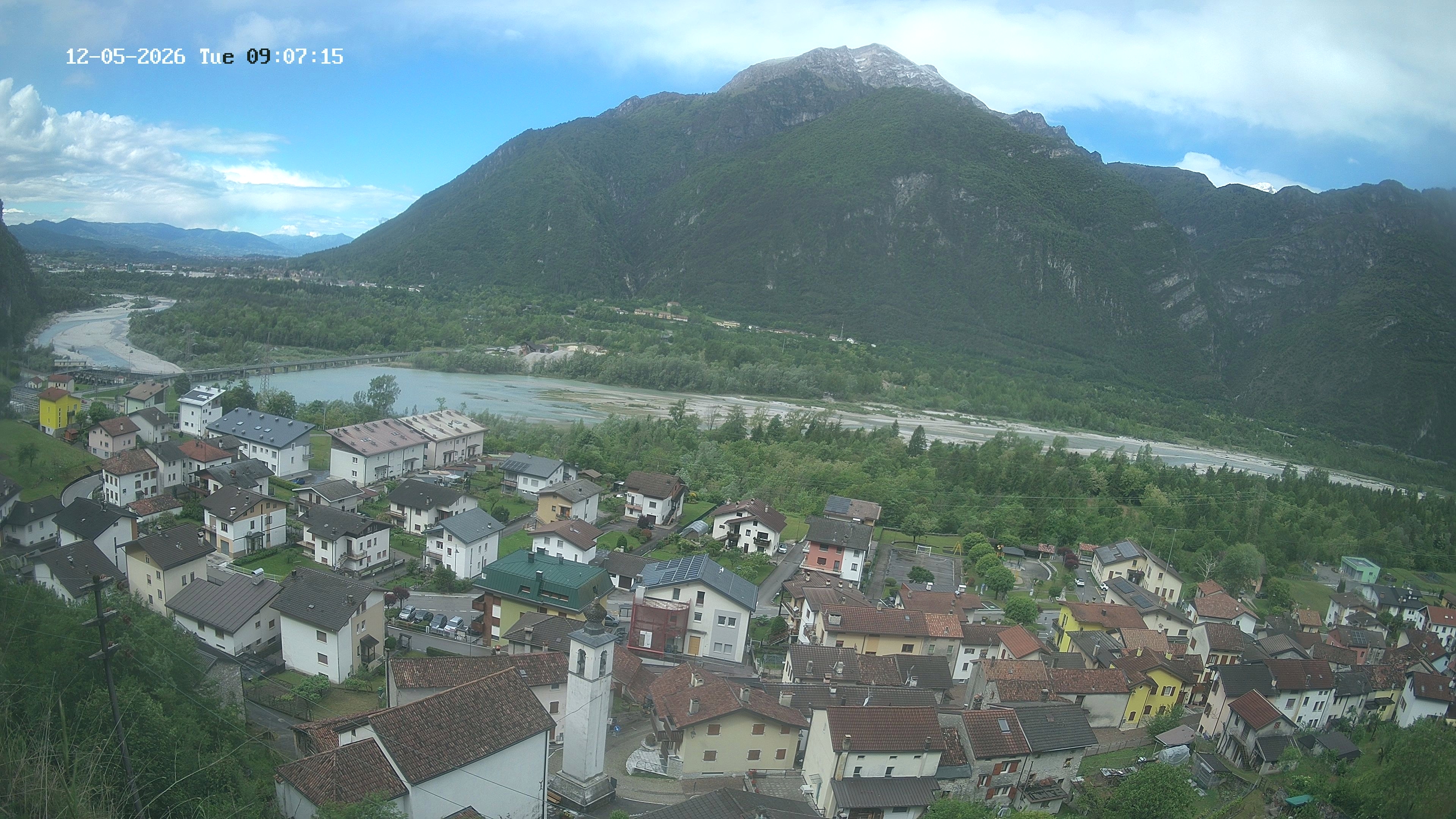 immagine della webcam nei dintorni di Andreis: webcam Ponte nelle Alpi