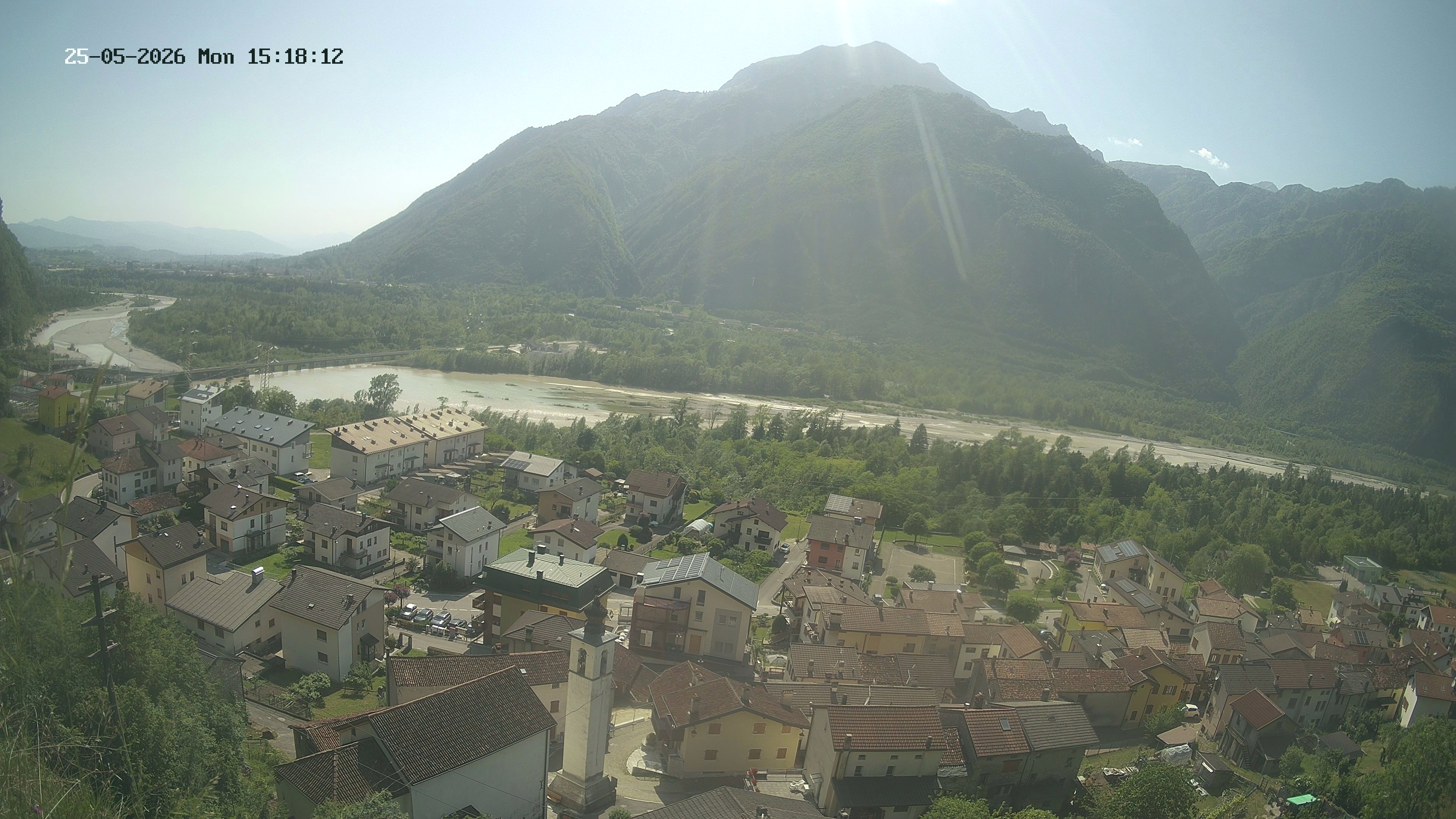immagine della webcam nei dintorni di Limana: webcam Ponte nelle Alpi