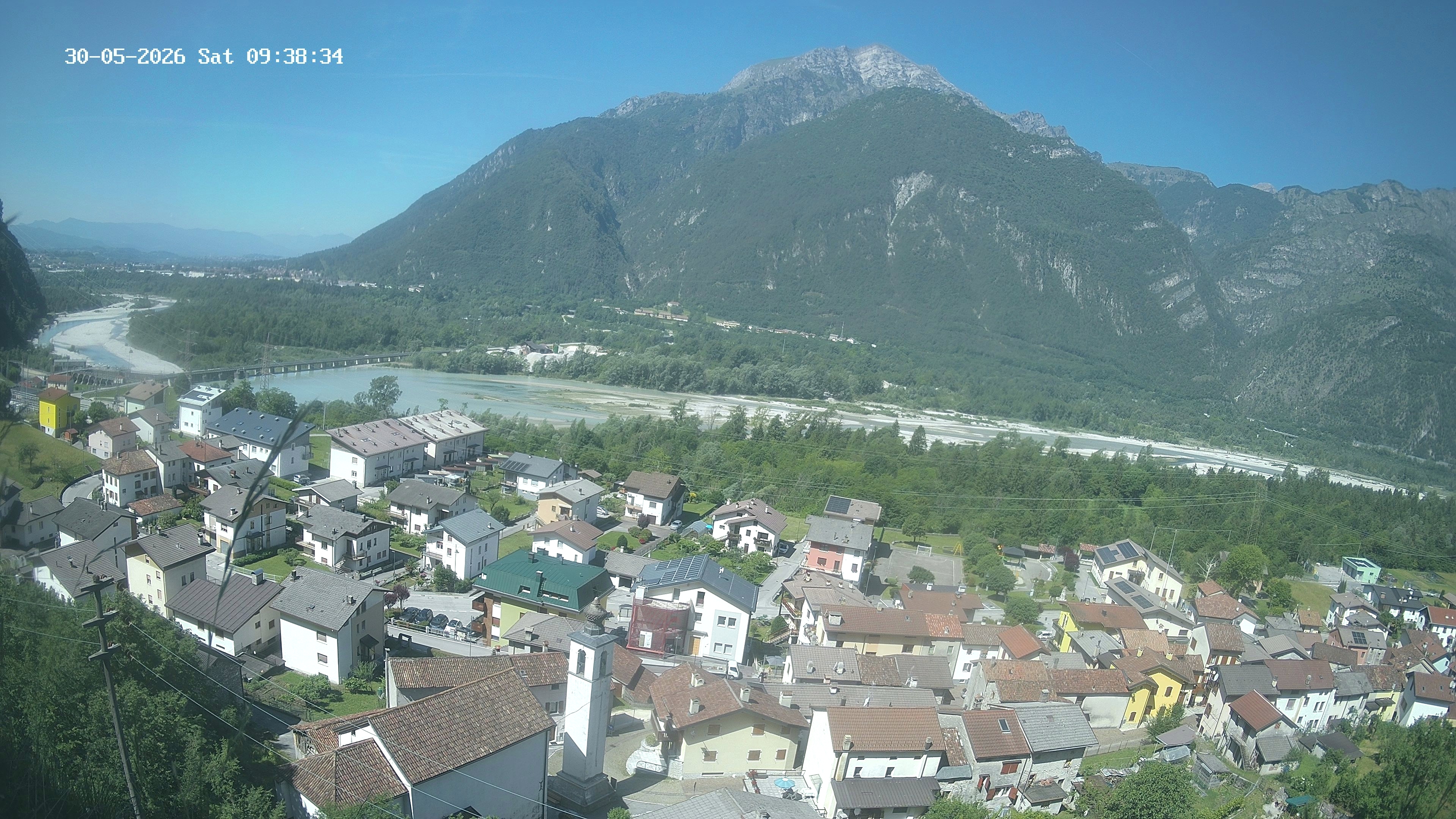 immagine della webcam nei dintorni di Santa Croce: webcam Ponte nelle Alpi