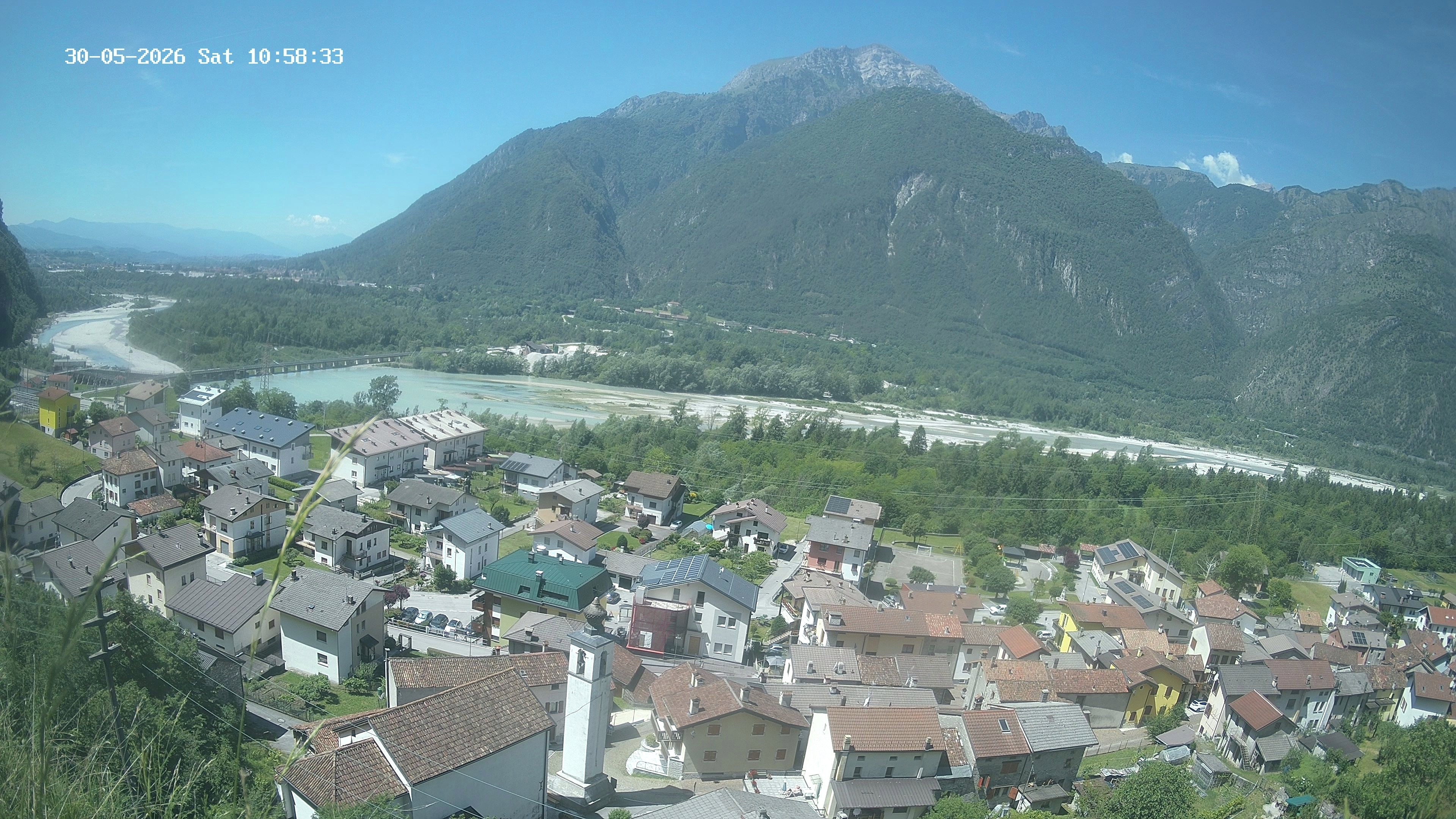 immagine della webcam nei dintorni di Barcis: webcam Ponte nelle Alpi