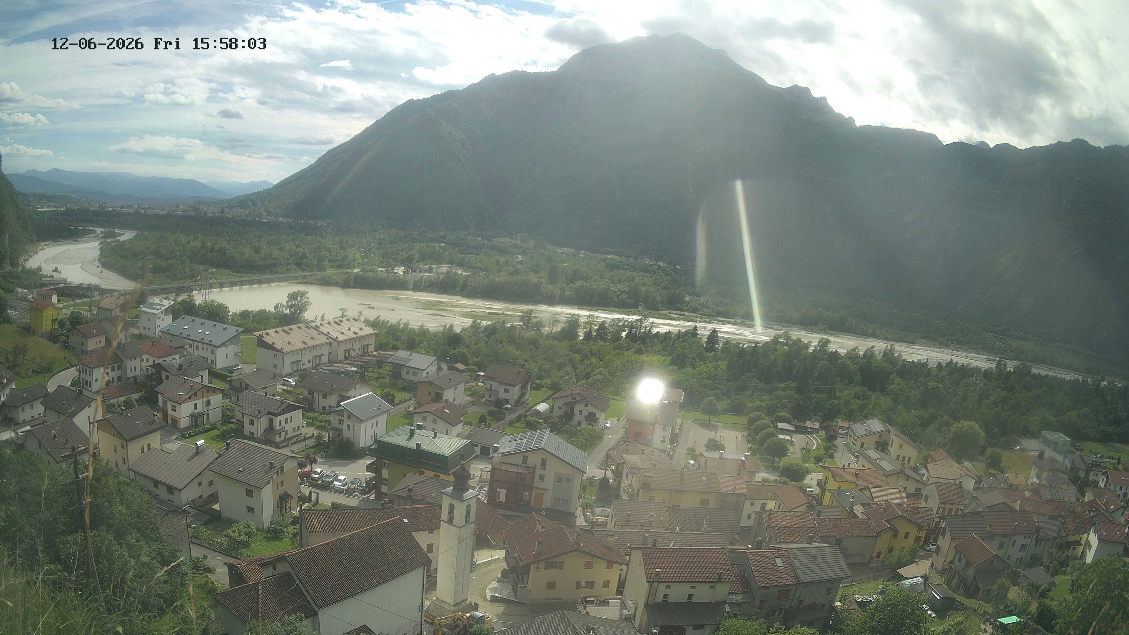 immagine della webcam nei dintorni di Limana: webcam Ponte nelle Alpi