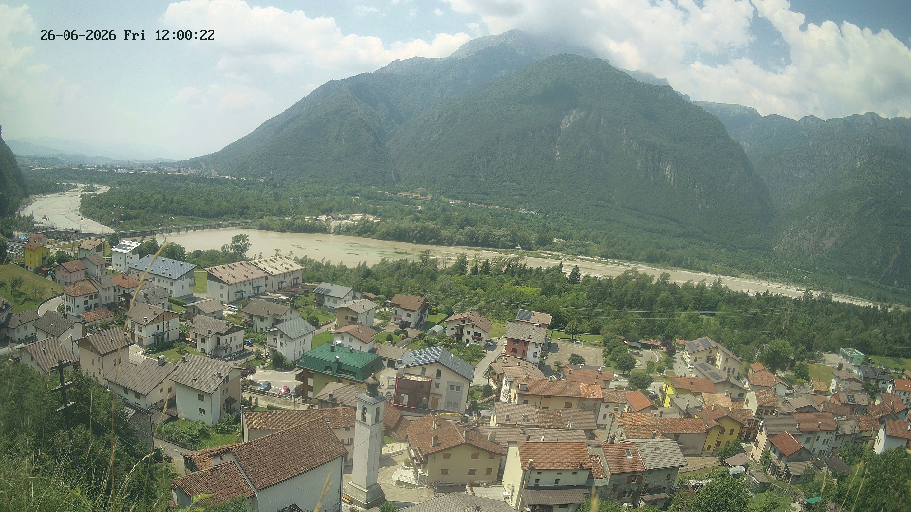 immagine della webcam nei dintorni di Piancavallo: webcam Ponte nelle Alpi