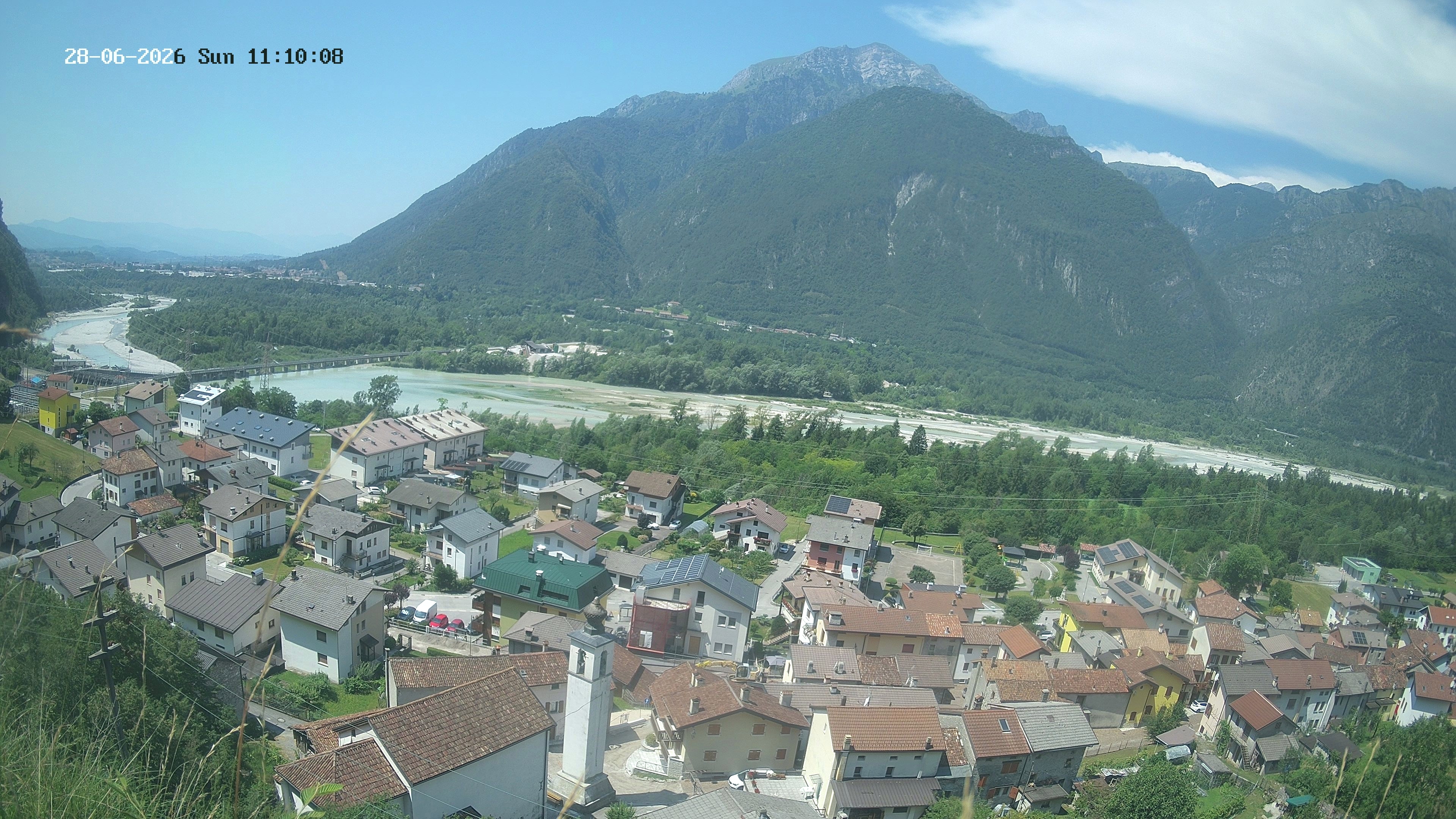 immagine della webcam nei dintorni di Col Indes: webcam Ponte nelle Alpi